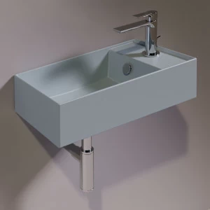 AG50TELAMATT Подвесная раковина настенная прямоугольная Simas Agile