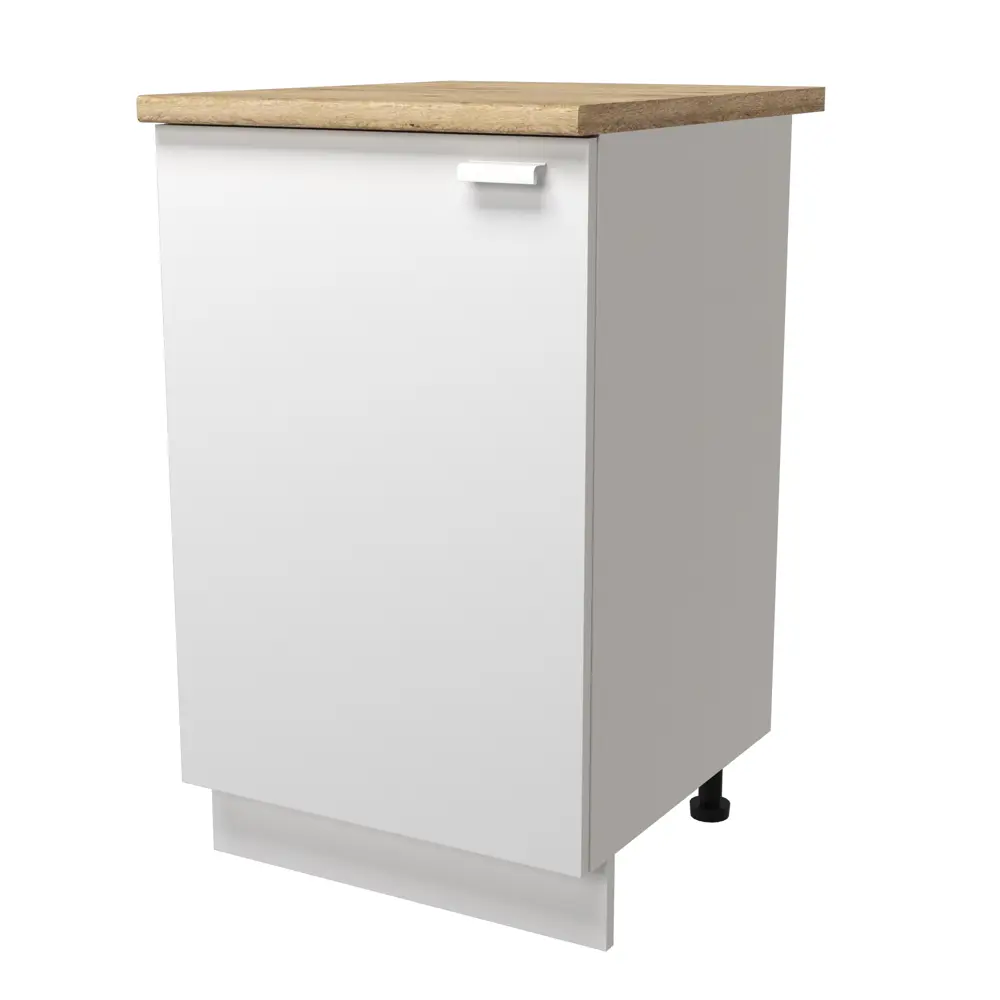 Кухонный шкаф напольный Изида 50x86x56 см ЛДСП цвет белый Santreyd STLM-2209262 - Вид №1