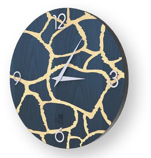 LIGNIS® Настенные часы из инкрустированного дерева Dolcevita animalier 10.012 / 10.090 - Вид №1