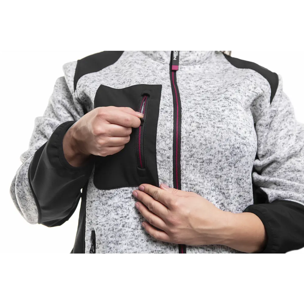 Толстовка рабочая женская Neo Softshell цвет серый/черный размер L/52 рост 171-174 см Neò Нет STLM-2160889 - Вид №6