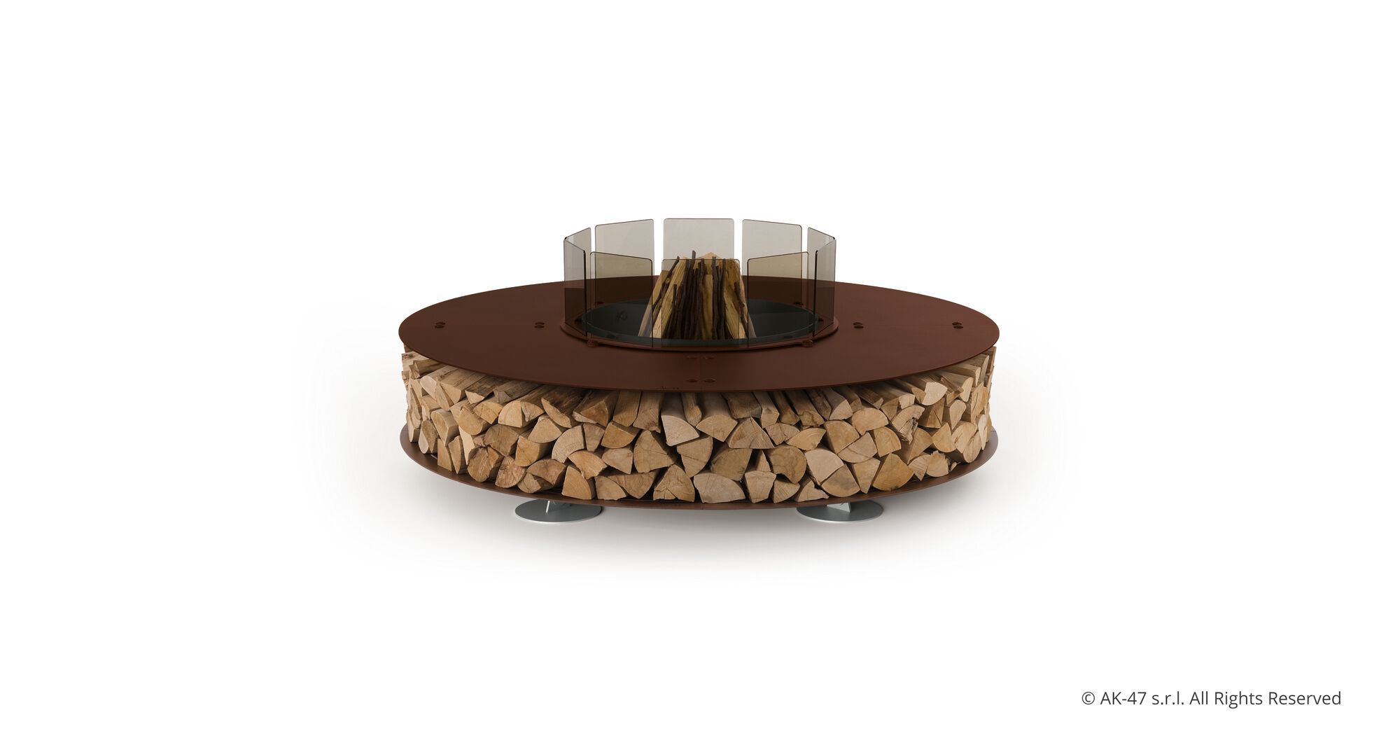 Стальная жаровня Ak47 Design ZERO STEEL ARCH-00077263 - Вид №7