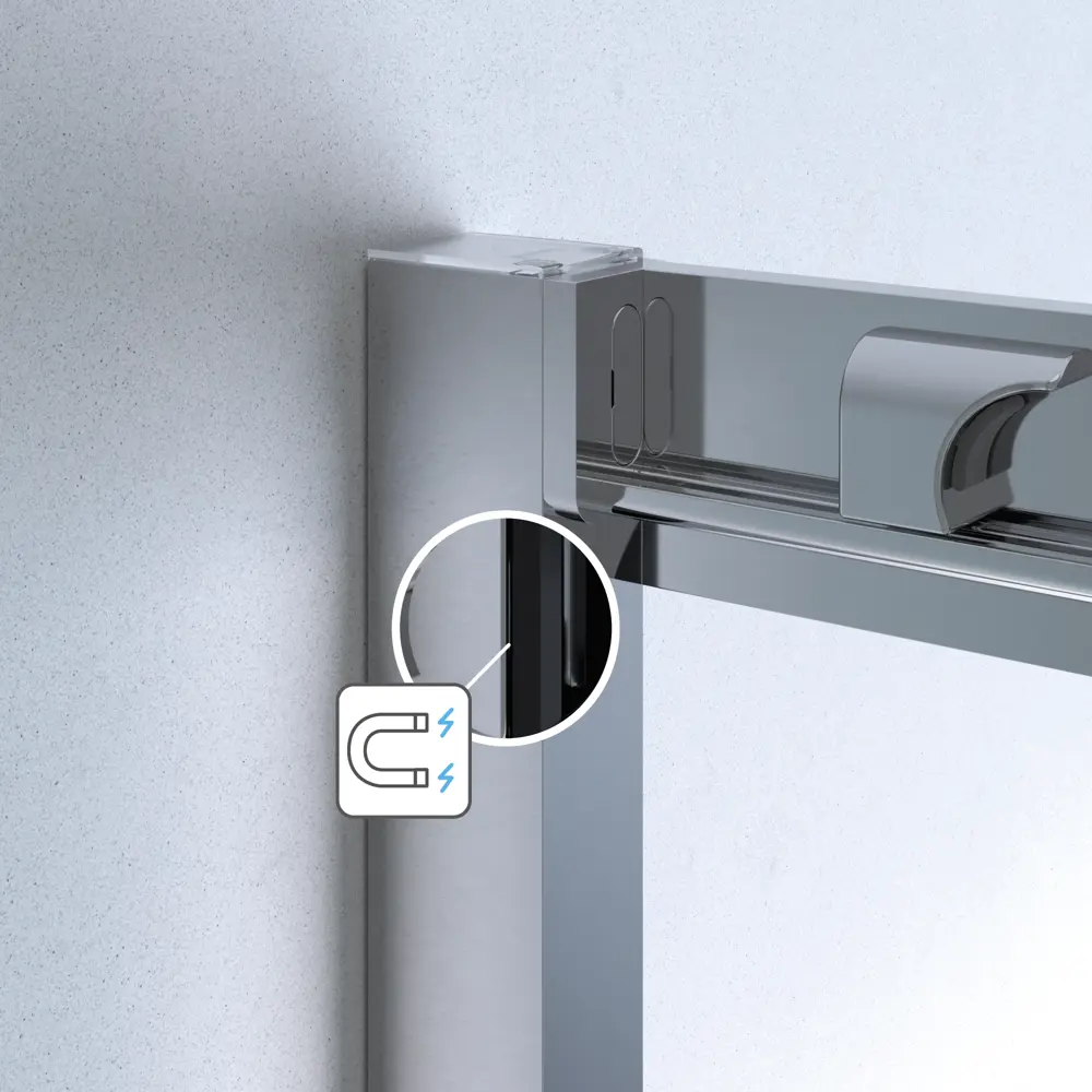 Комплект стекол для раздвижной душевой двери Sensea Easy 110 см прозрачное стекло цвет профиля на выбор 83631057 STLM-2005147 - Вид №17