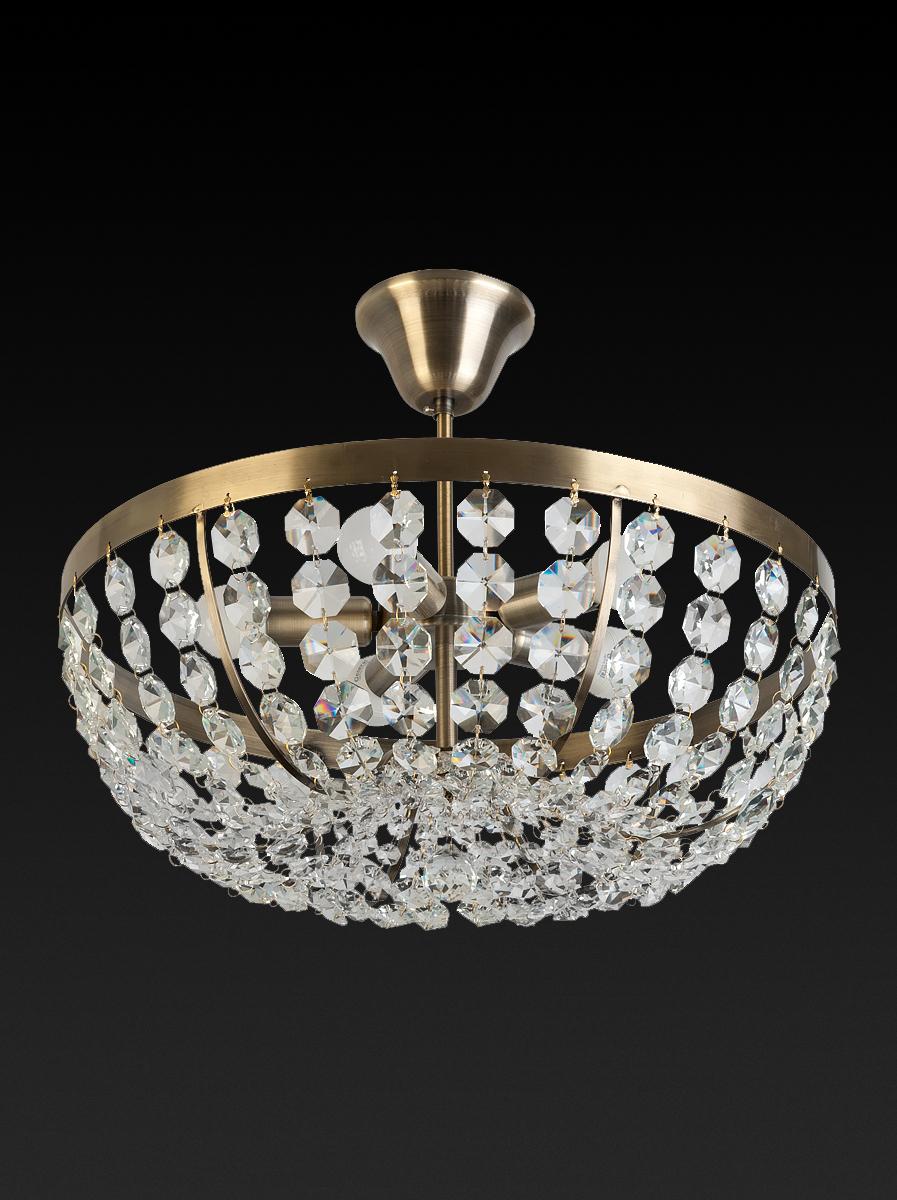 Потолочный светильник Toplight Mary TL1510X-05AB TOPLIGHT MARY BRONZE 202104 Бронза;прозрачный  - Вид №2