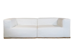 3-местный хлопок съемный диван