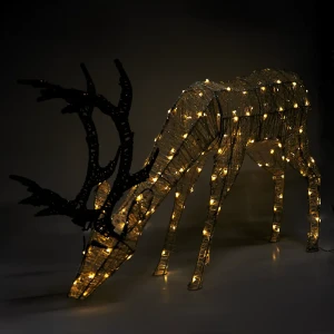 82185381 Электрогирлянда-фигура «Олень» 200 LED, теплый свет, для улицы STLM-0958527