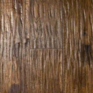 Инженерная доска Siberian Floors Винтаж 3 Тес Мореный Масло Черное Дуб Селект с брашью (Текстурированная) 500-2300х150 мм.