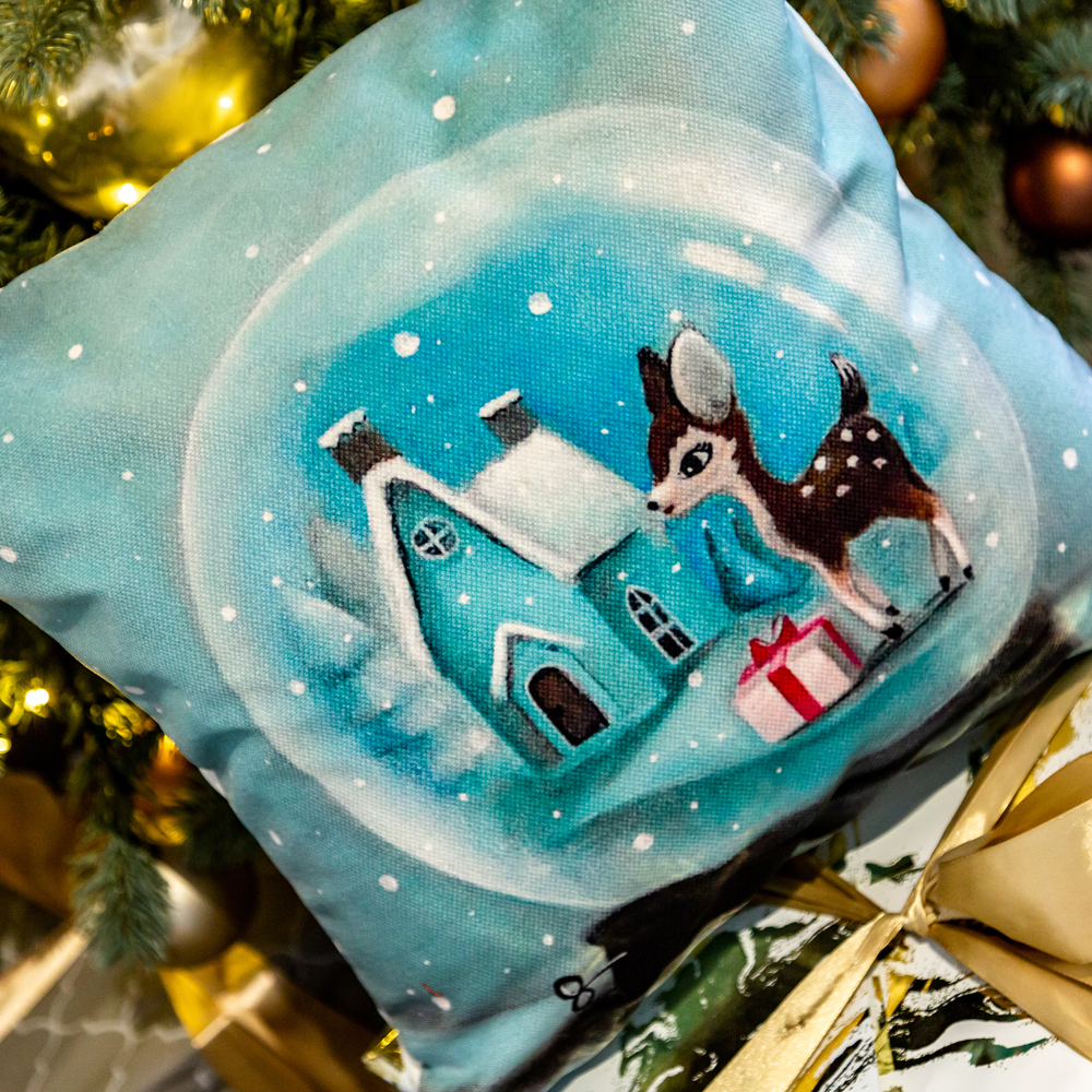 6111276 Интерьерная подушка «Снежный шар» Object Desire  - Вид №1