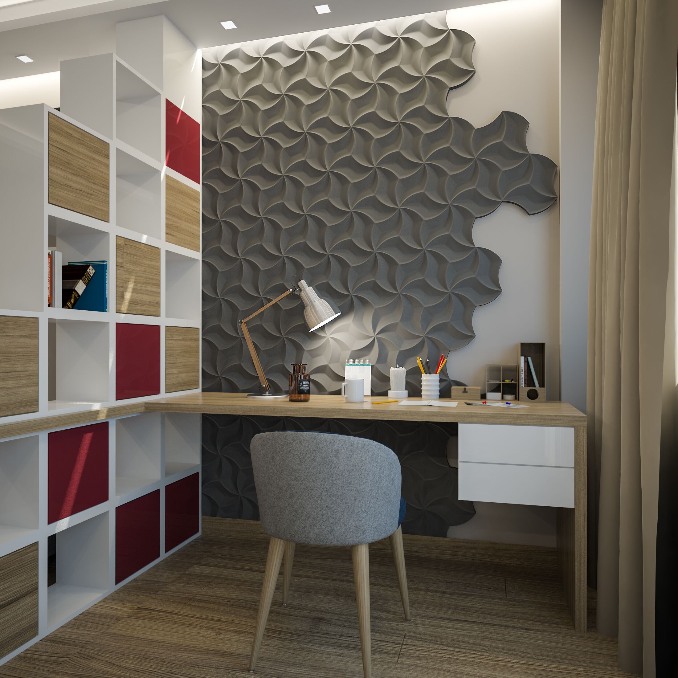 Трехмерное гипсовое покрытие WallDeco M-Modern ARCH-00000565 - Вид №2