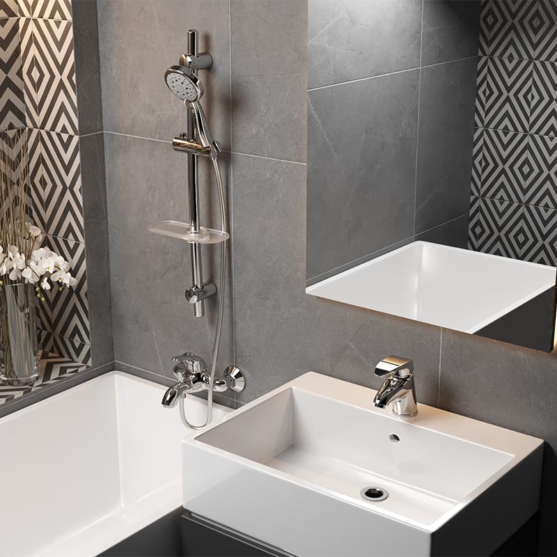 Paini Smile 39CR111CAKM смеситель для ванны - Вид №1