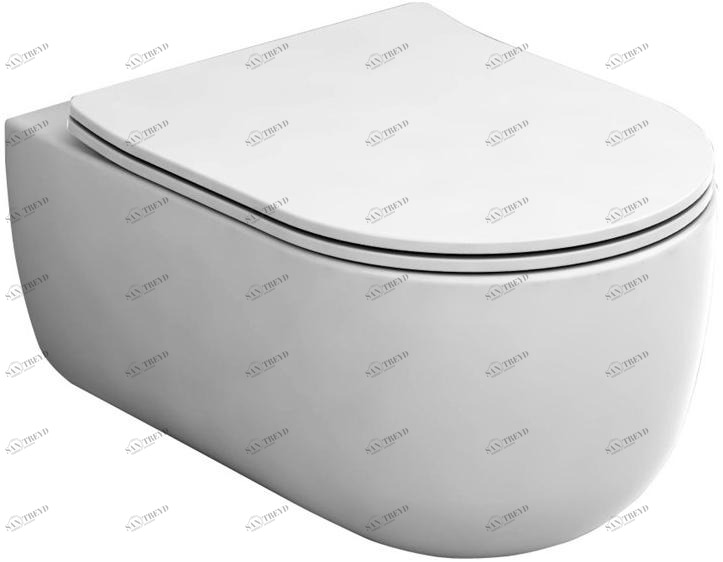 Mil120201 Подвесной унитаз настенный Белый Olympia Ceramica Milady Италия