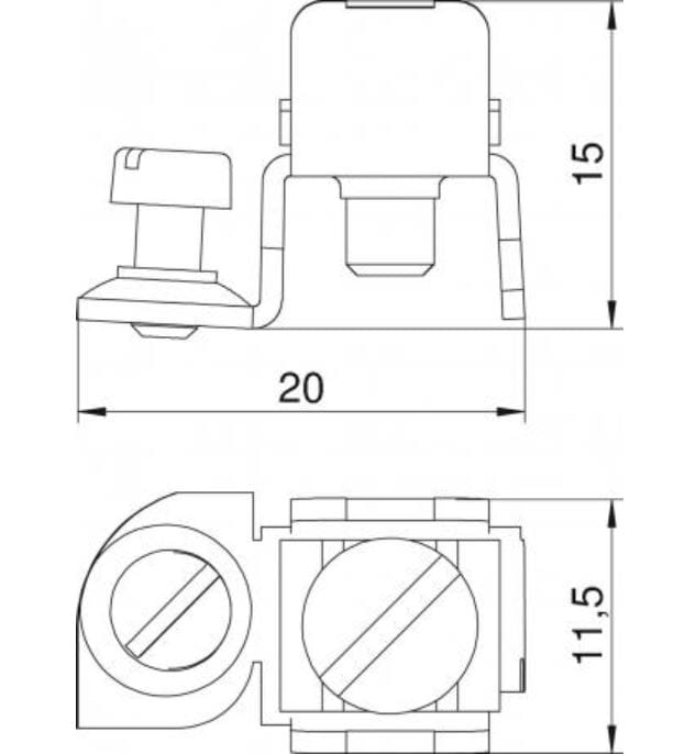 Клемма OBO Bettermann 6288704 ARCH-00032690 - Вид №2