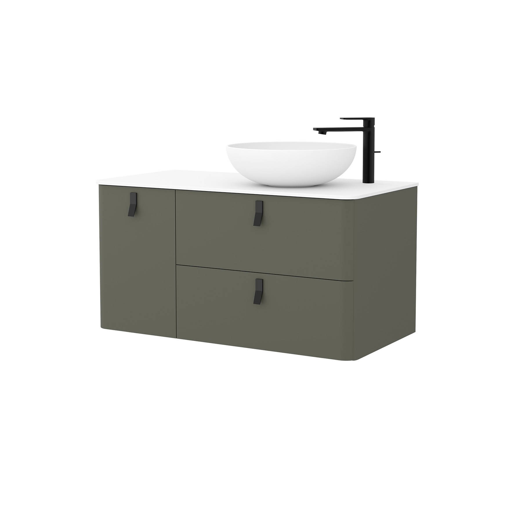 24675 SALGAR Мебель для умывальника UNIIQ 1200 левая CASTAÑO Кастаньо  - Вид №2