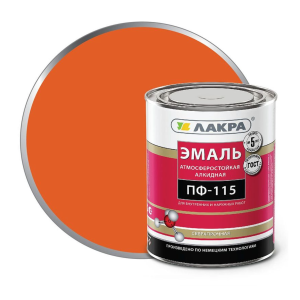 90708655 Эмаль 0007734 цвет оранжевый 1 кг STLM-0348182 ЛАКРА
