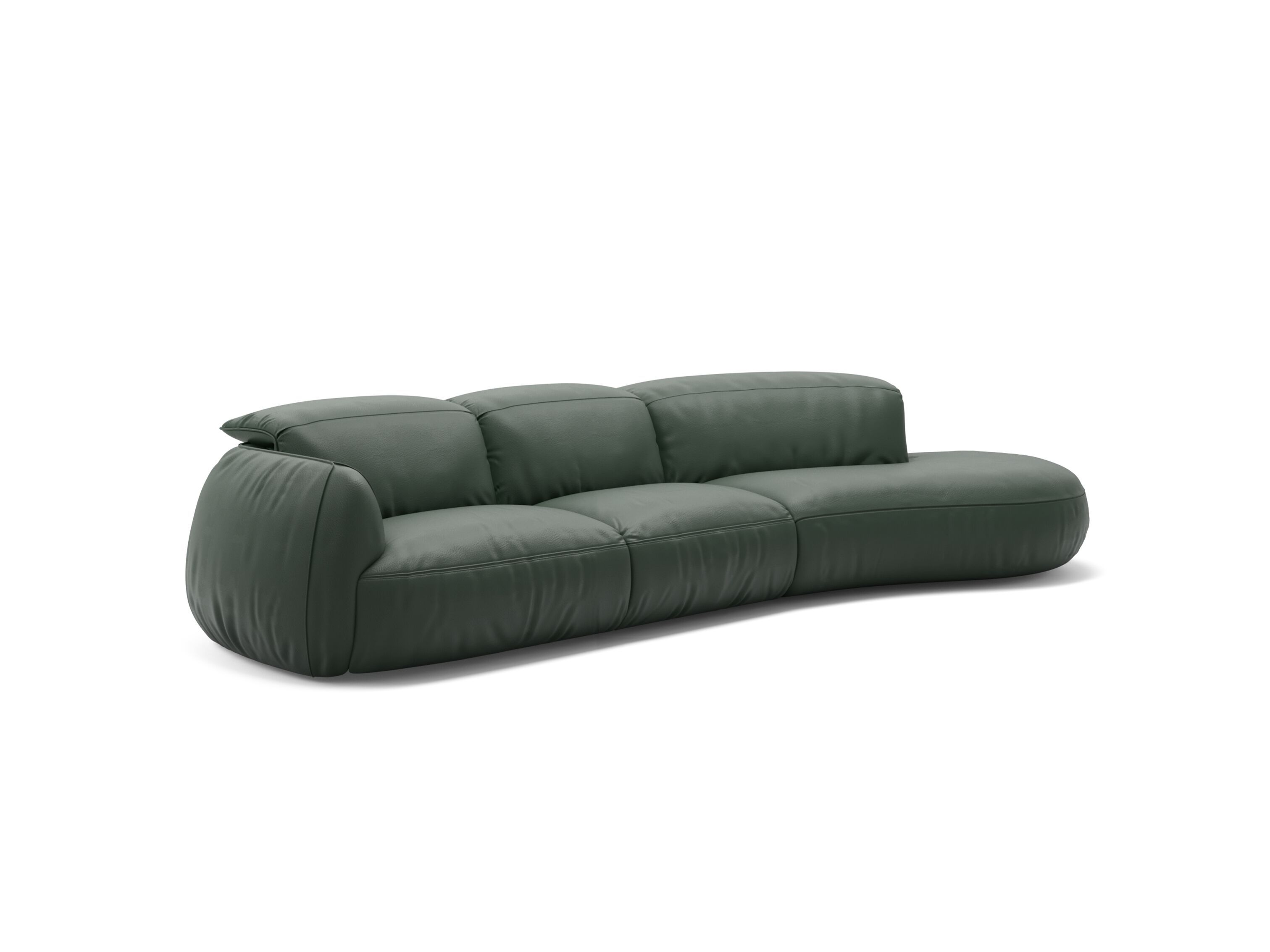 3-местный кожаный диван Natuzzi Italia Mindful ARCH-00126439 - Вид №2