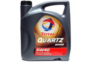16266450 Масло QUARTZ 9000 (5w40; 4 л) для 4-х тактных двигателей 10210501 TOTAL