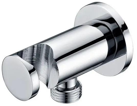 91745350 Шланговое подключение с держателем для душа Aquatek AQ2455CR хром STLM-1003446