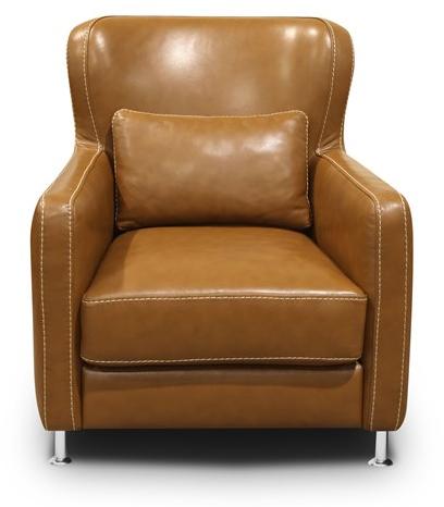 Rossini Sofas Поворотное кожаное кресло с подлокотниками sun-id-1447959 - Вид №2