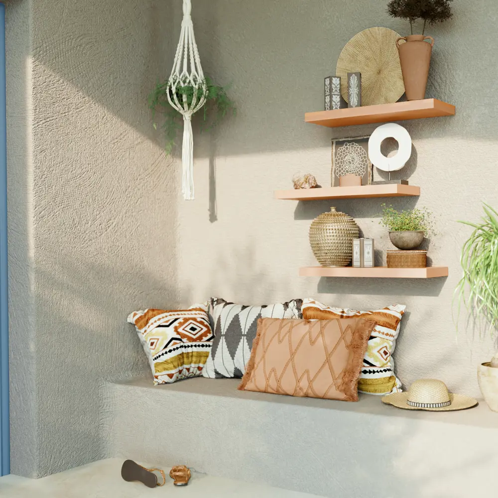 Настенная полка Spaceo Cotta 60 см - элегантное решение для хранения 82877523 STLM-0037368 - Вид №6