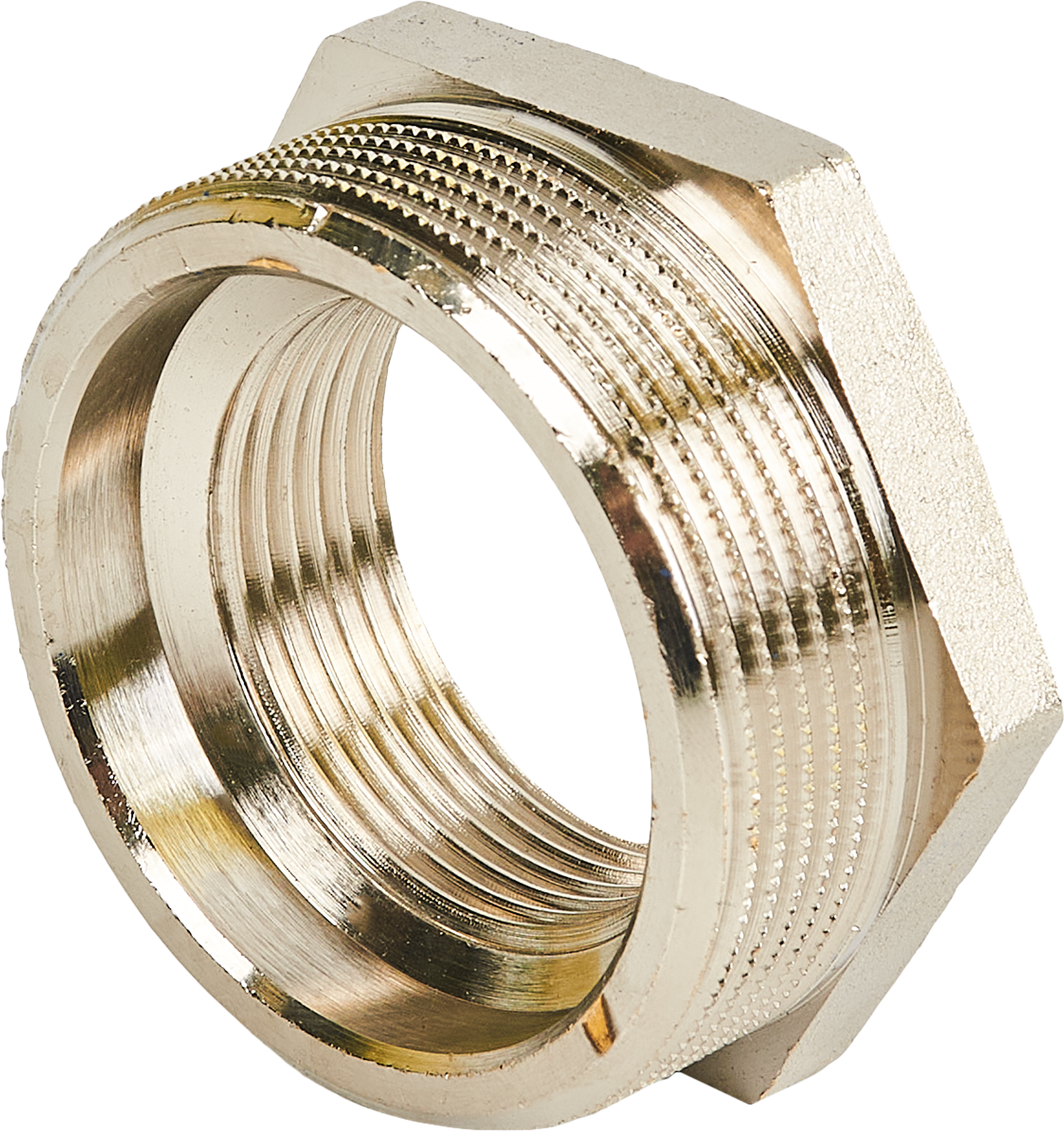 Футорка латунная STOUT 2x1¼" никелированная 82239054