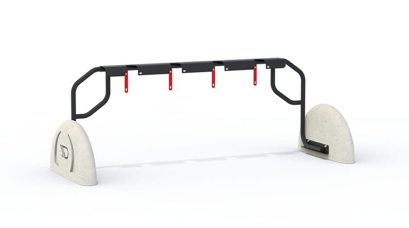 Оцинкованная стальная стойка для самокатов DIMCAR SPEEDY ARCH-00104995