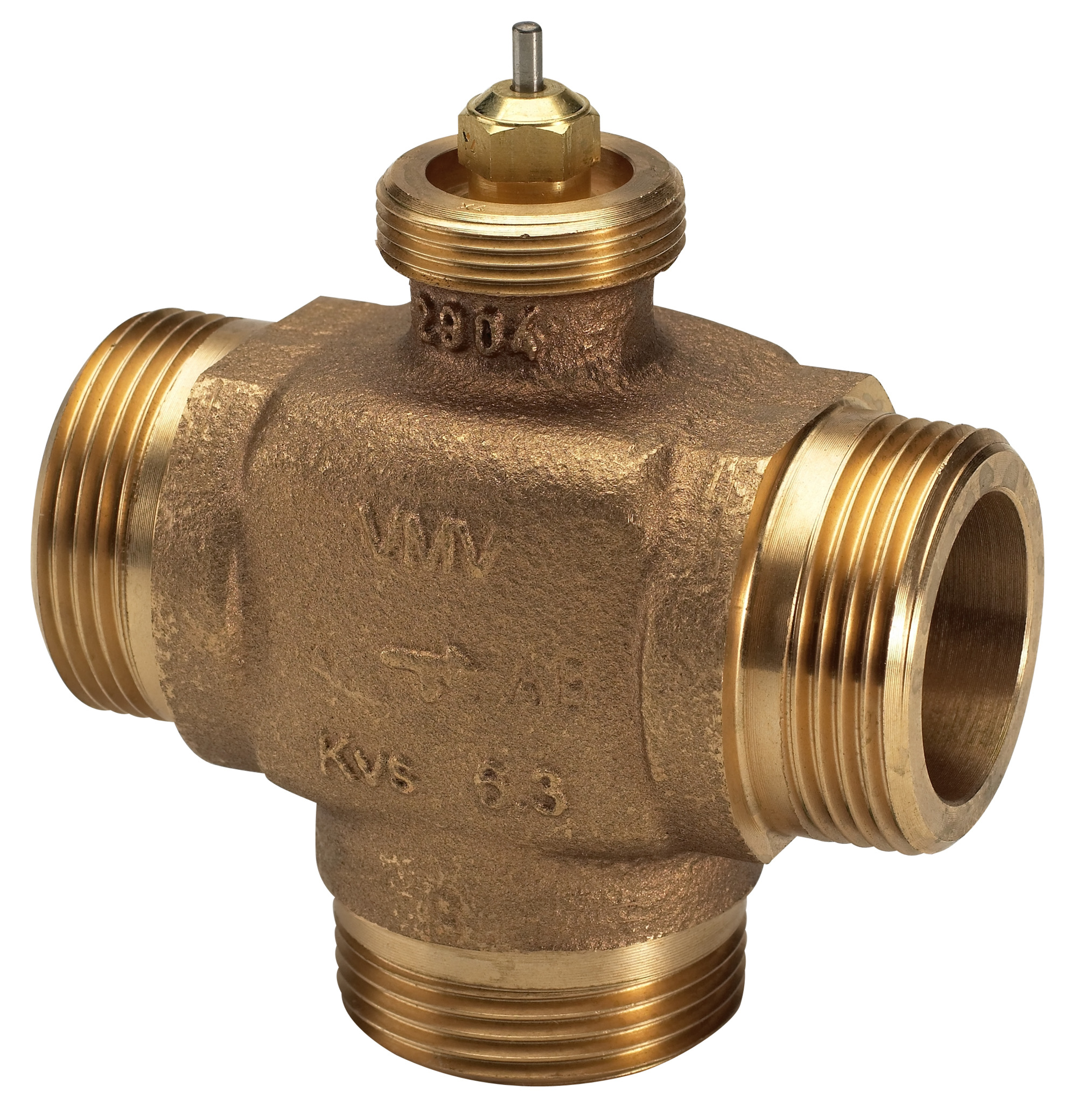 Danfoss Клапан регулирующий седельный трехходовой VMV VMV 40 регулирующий клапан Kvs 14.0 ext. 065F6040  - Вид №10