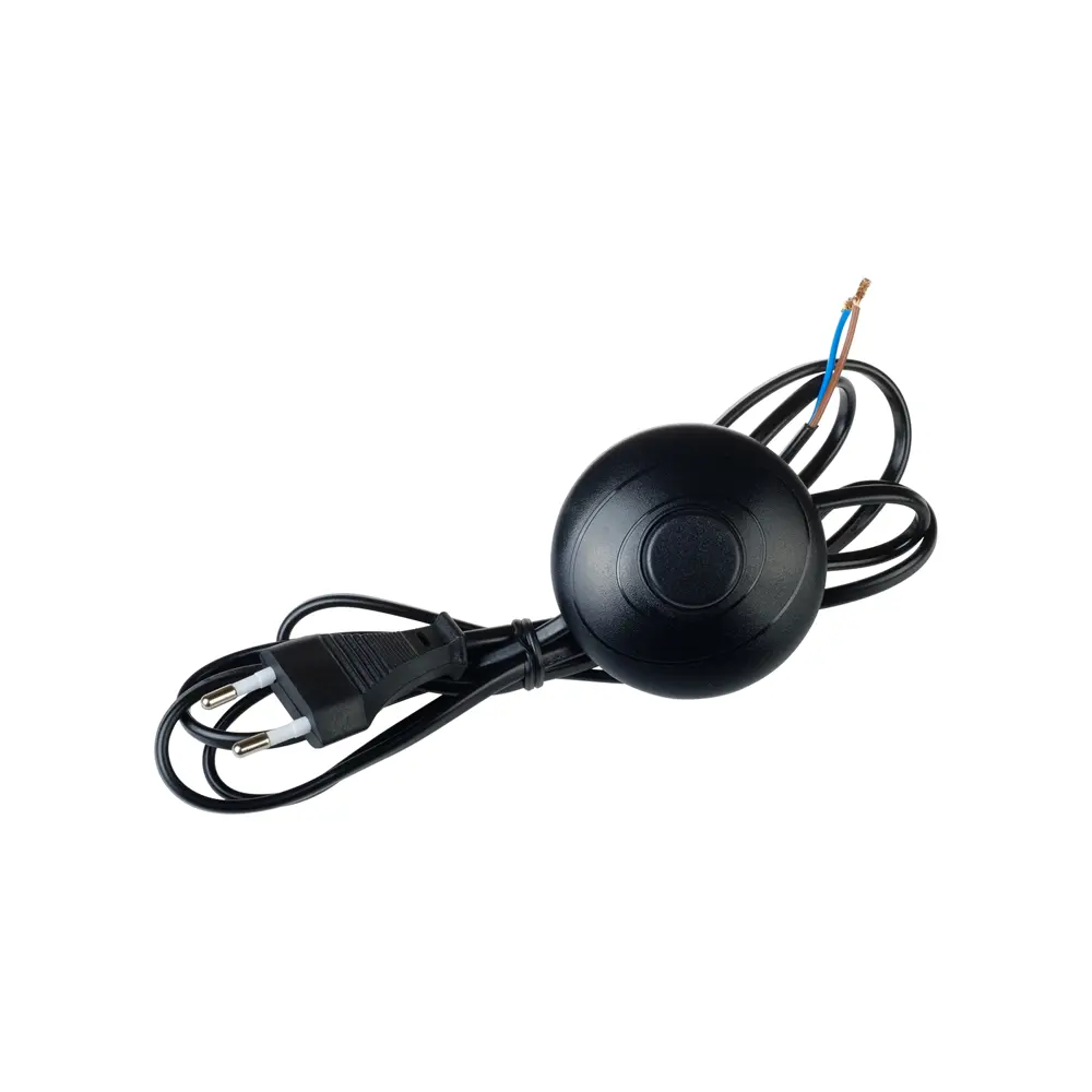 Выключатель ножной с проводом 28579 2 м цвет черный DUWI STLM-2131646 - Вид №1