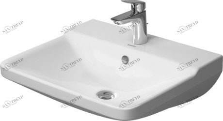 2331550030 Подвесная раковина настенная овальная Duravit P3 Comforts