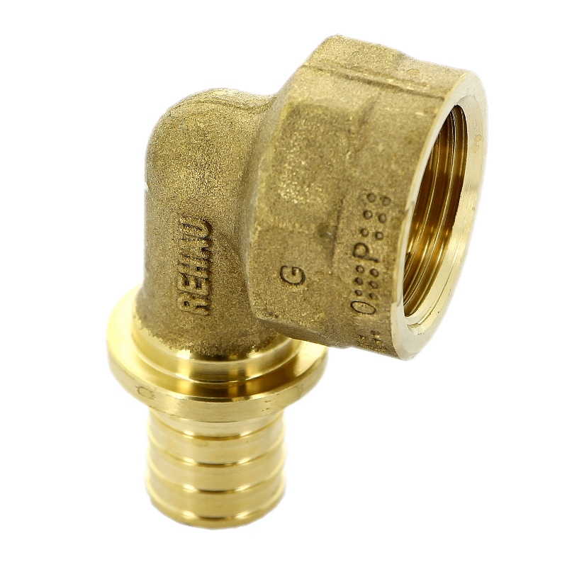 Угол надвижной В латунный REHAU 16x3/4" 137124