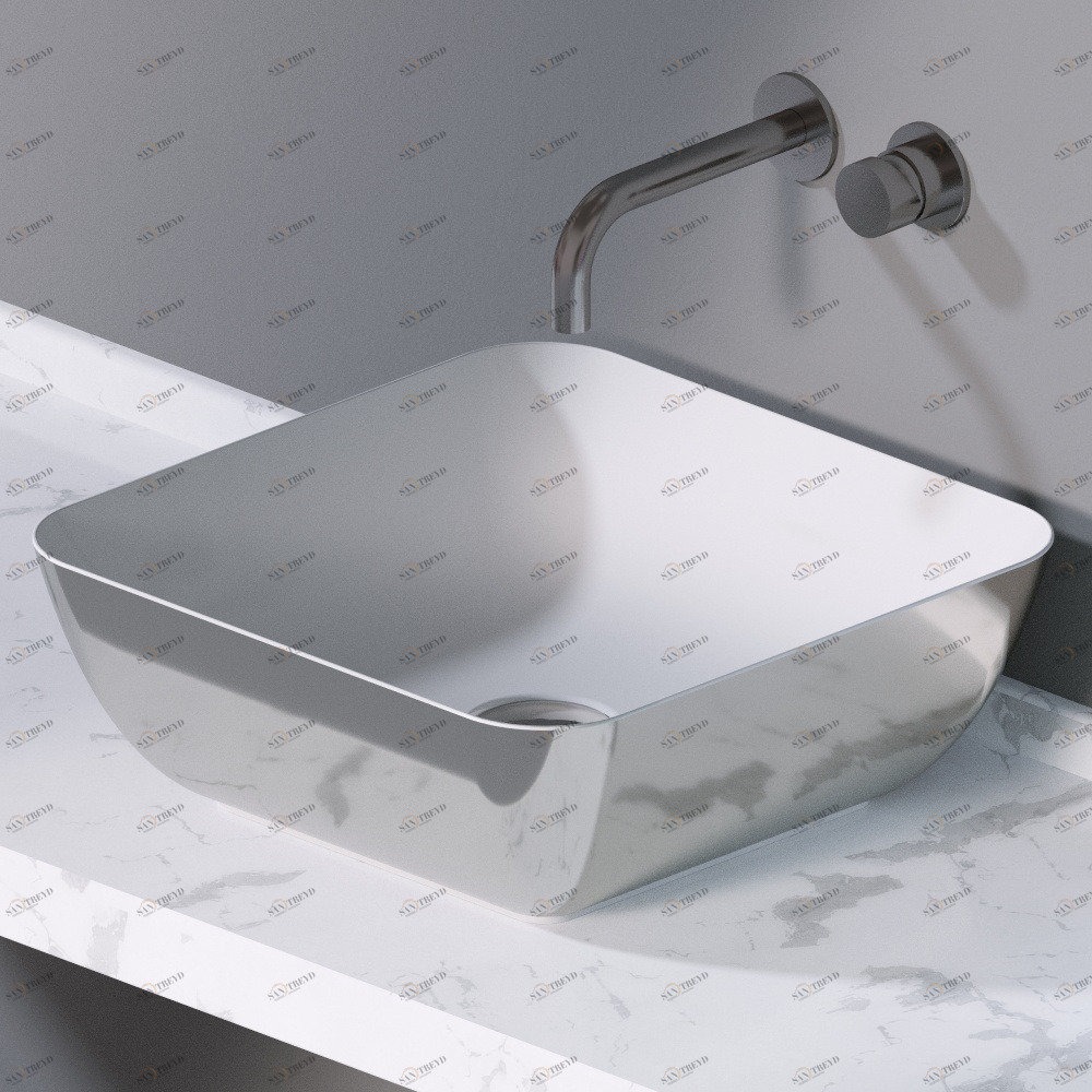 L602251 Накладная раковина на столешницу  прямоугольная A. e T. Italia ELITE AeT ITALIA