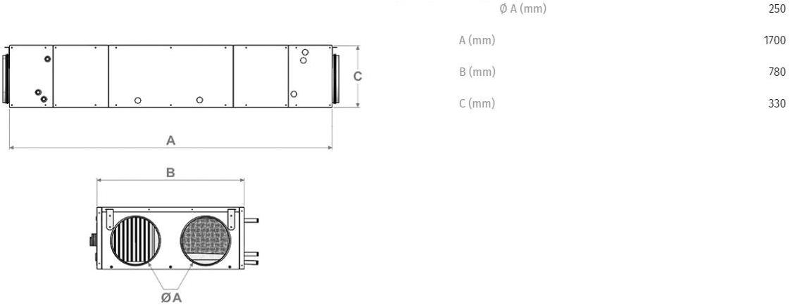 Vortice Рекуператор тепла промышленного назначения Vort nrg ecr 45380 - Вид №1