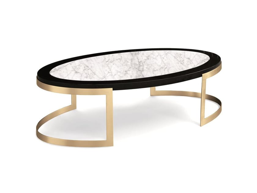 Мраморный овальный журнальный столик Hurtado Evolution ARCH-00062561