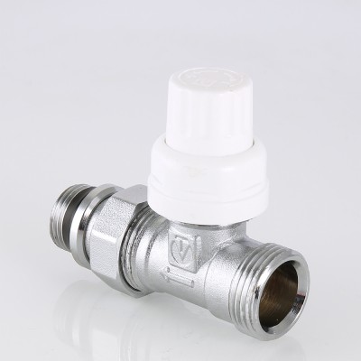 VT.032.NER.04 Клапан термостатический прямой с самоуплотняющимся полусгоном и переходом на «евроконус» Valtec 1/2 x 3/4" («евроконус»)  - Вид №5