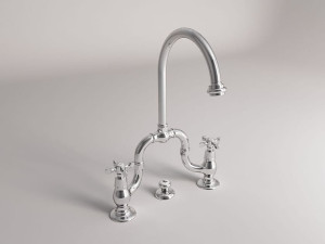 Смеситель для раковины с 3 отверстиями с раздельными розетками