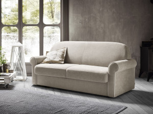 Двуспальный диван-кровать из ткани