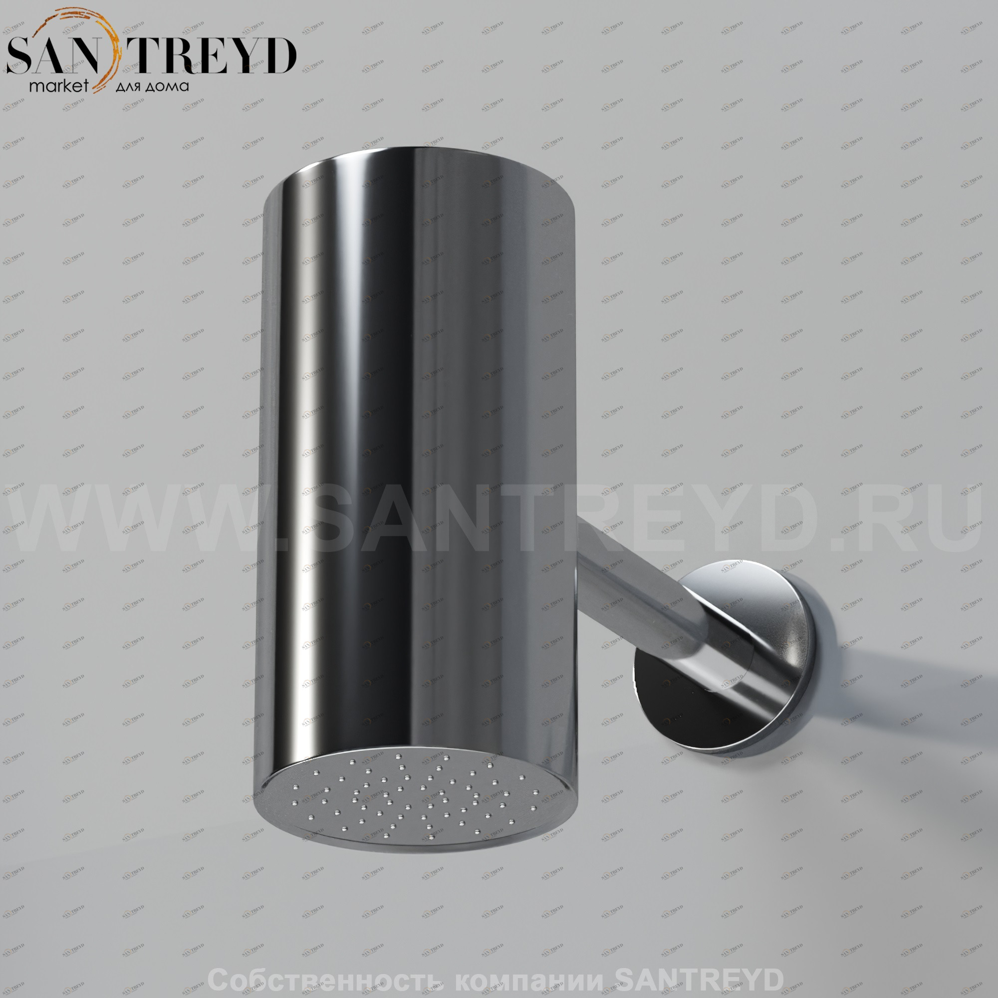 Душевая лейка CRUB1160S SQUARE хромированная Agape