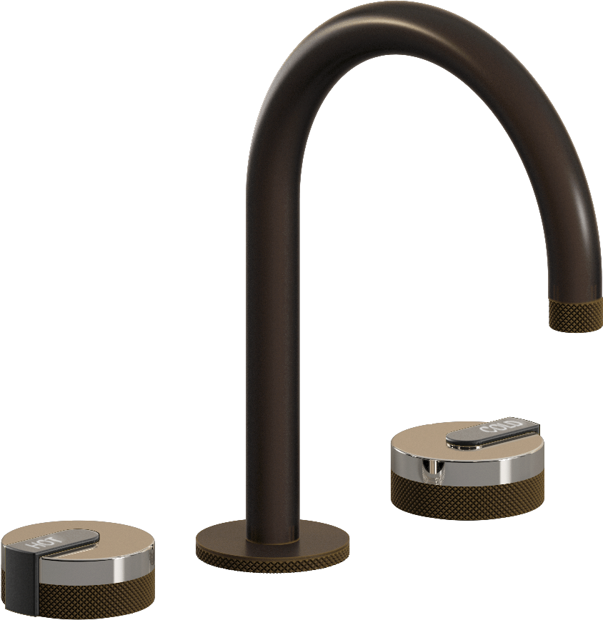 E-11512-R1PN-L1BK-OB Смеситель для умывальника на 3 отвертия GRAFF MOD+