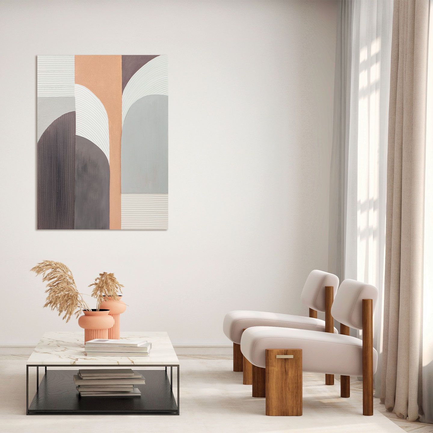 Холст рамки Agave PEACH FUSION ARCH-00143032 - Вид №3