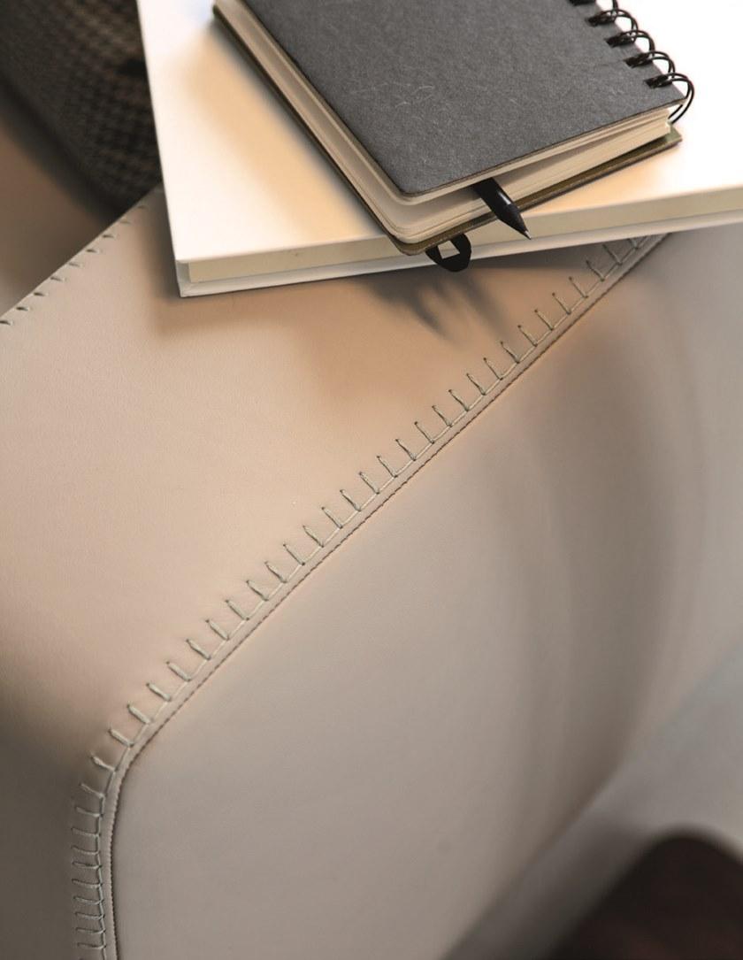 Porada 2-х местный кожаный диван Iron sun-id-1445487 - Вид №1