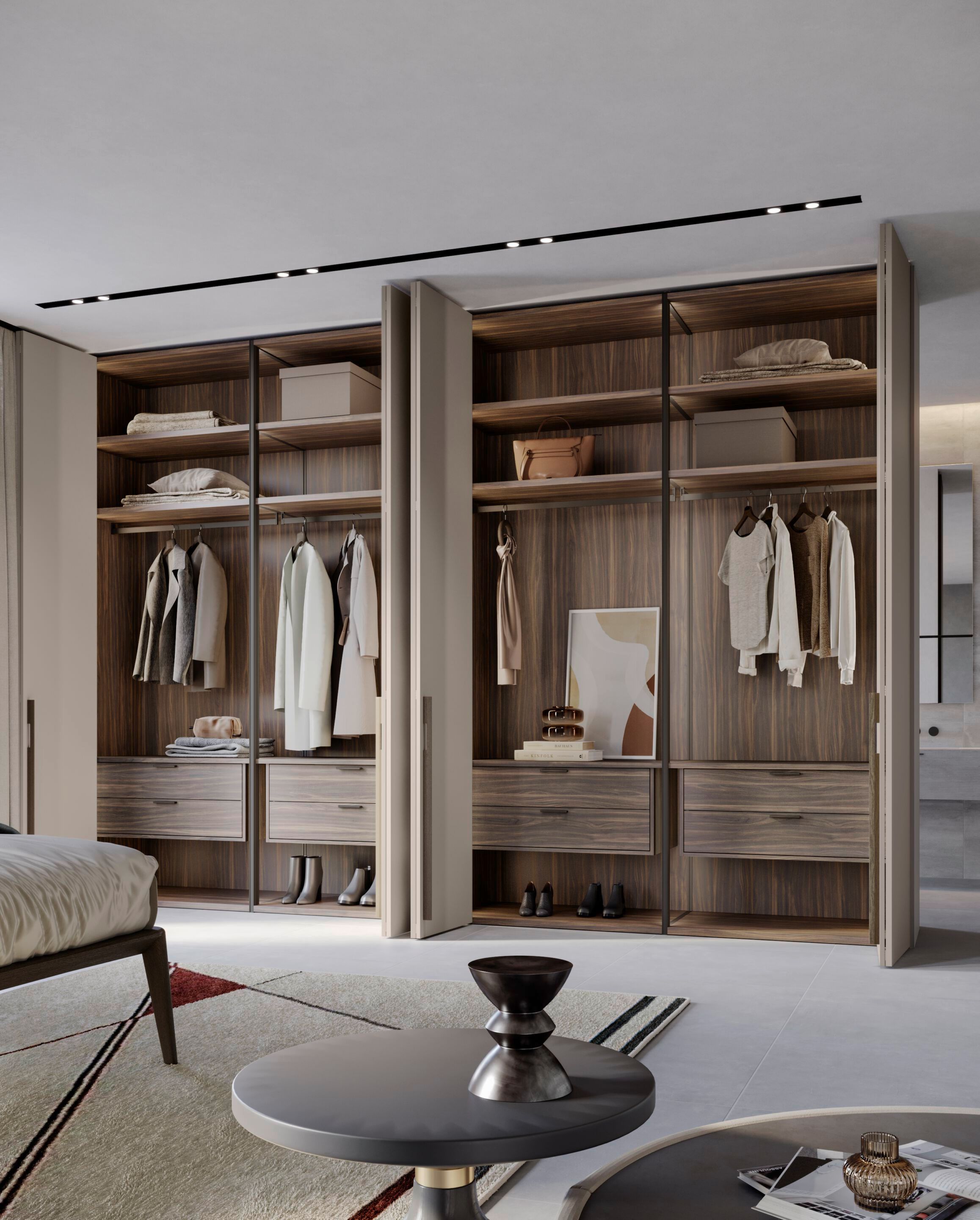 Деревянный настенный секционный шкаф Olivieri STYLE ARCH-00058399 - Вид №12