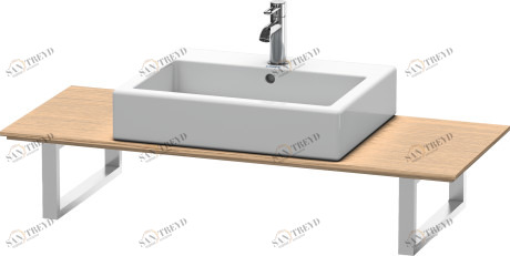 XL011C05252 X-Large Консоль для накладных раковин и встраиваемых умывальников Европейский дуб, декор Duravit