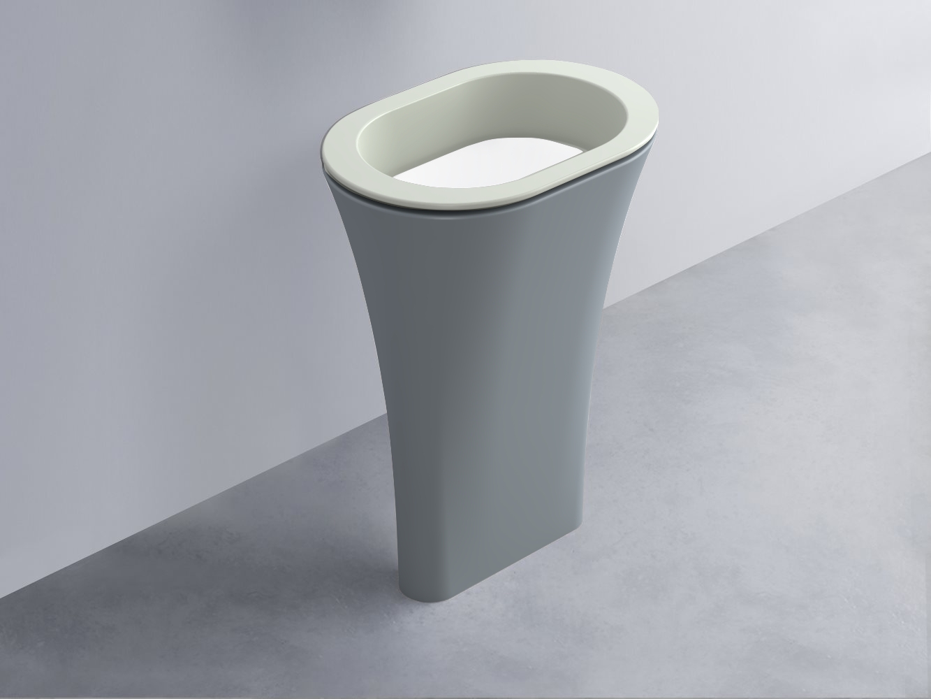 AMLA65-PM+AMPILO-BL+AMCOLO-BR Раковина Amedeo Ovale отдельностоящая cielo Enjoy + Amedeo Ceramica Cielo