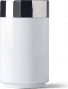 101795 Sieger by Furstenberg Чашка для эспрессо цилиндр. Sieger by Furstenberg "Мой фарфор! Сокровище" 80мл (платин.) Фарфор, Керамика