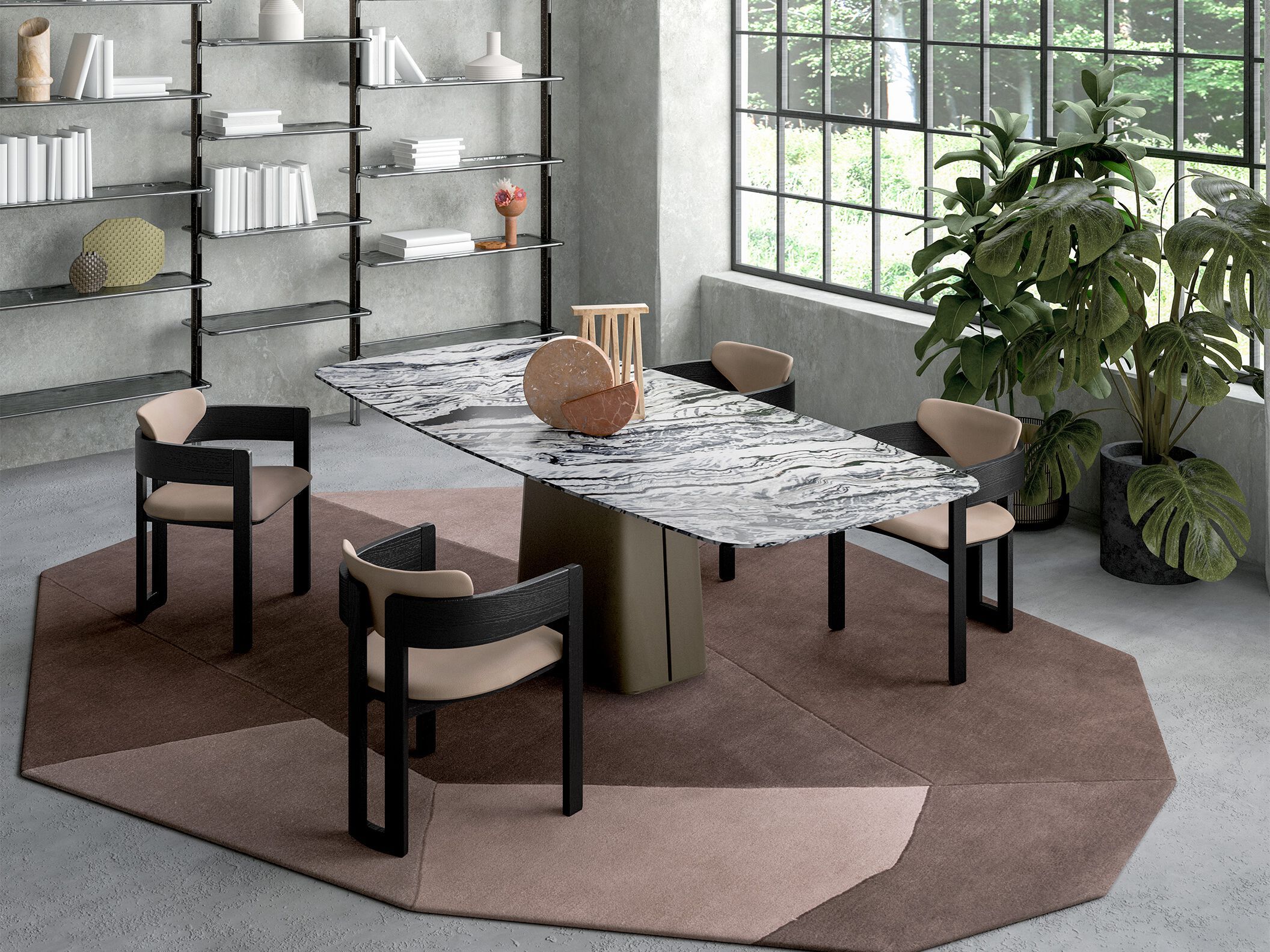 Деревянный стул с подлокотниками Arketipo KATE ARCH-00133221 - Вид №4