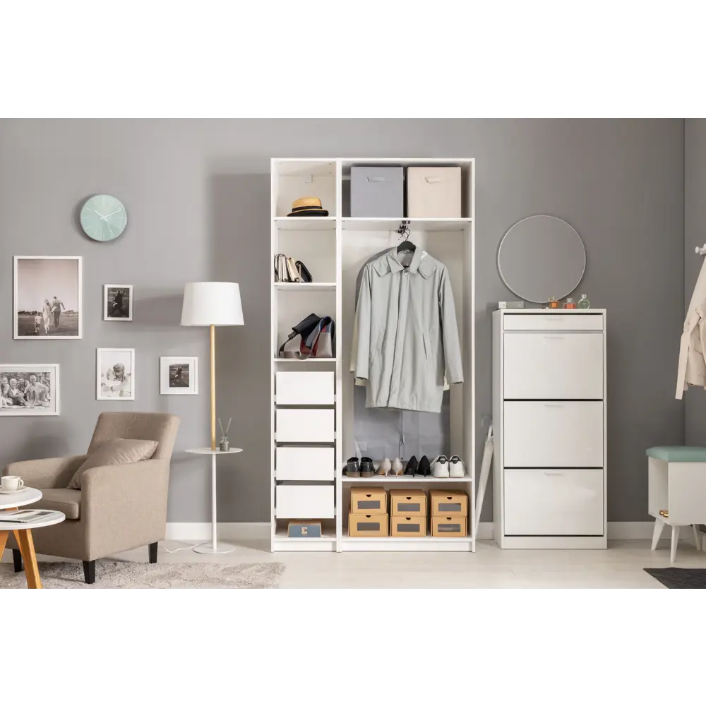 Santreyd Полка для шкафа Лион - белая ЛДСП 76.7×40.2 см (2 шт) 85205668 STLM-0059913 - Вид №6