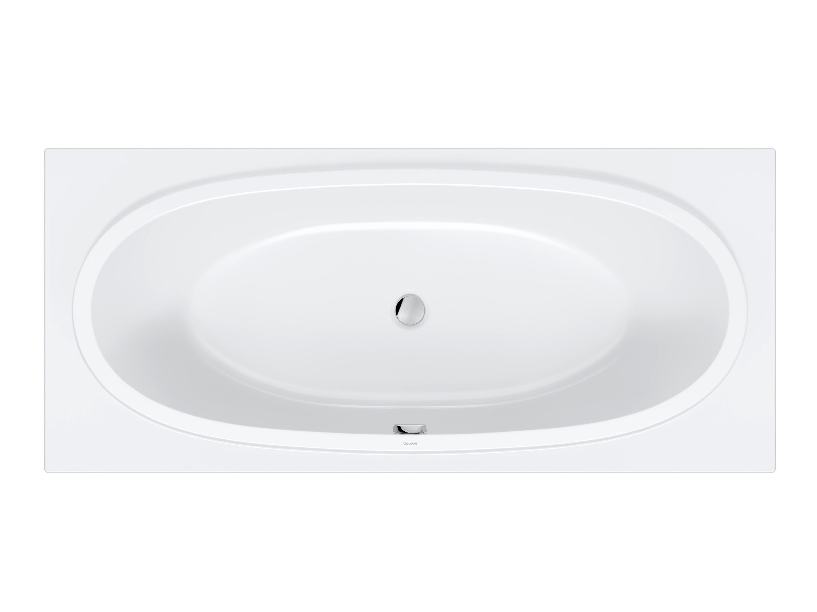 Утопленная 2-местная акриловая овальная ванна Duravit Balcoon ARCH-00153326