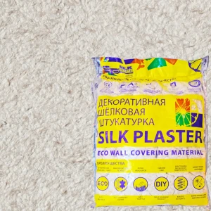 Жидкие обои Silk Plaster Оптима 054 1 кг цвет белый с вкраплениями 82453397 STLM-2061970