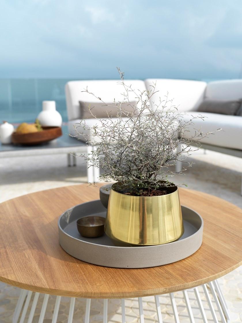 solpuri Круглый садовый столик из тика Grid sun-id-1362566 - Вид №10