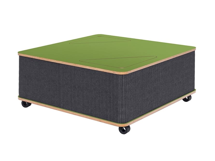 Низкий журнальный столик из войлока с колесами Askia THE CATCHER ARCH-00150503 - Вид №25