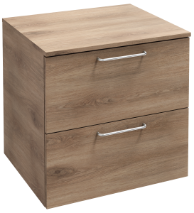 EB2547-R5-N18 Тумба 60 см, 2 ящика, хромированная ручка JACOB DELAFON ODÉON RIVE GAUCHE