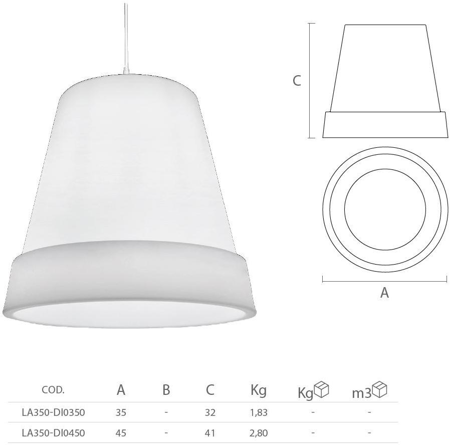 Lyxo Design Светодиодный подвесной светильник из полиэтилена Easy sun-id-1506277 - Вид №2